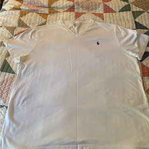 Ralph Lauren POLO White V-Neck T- Shirt